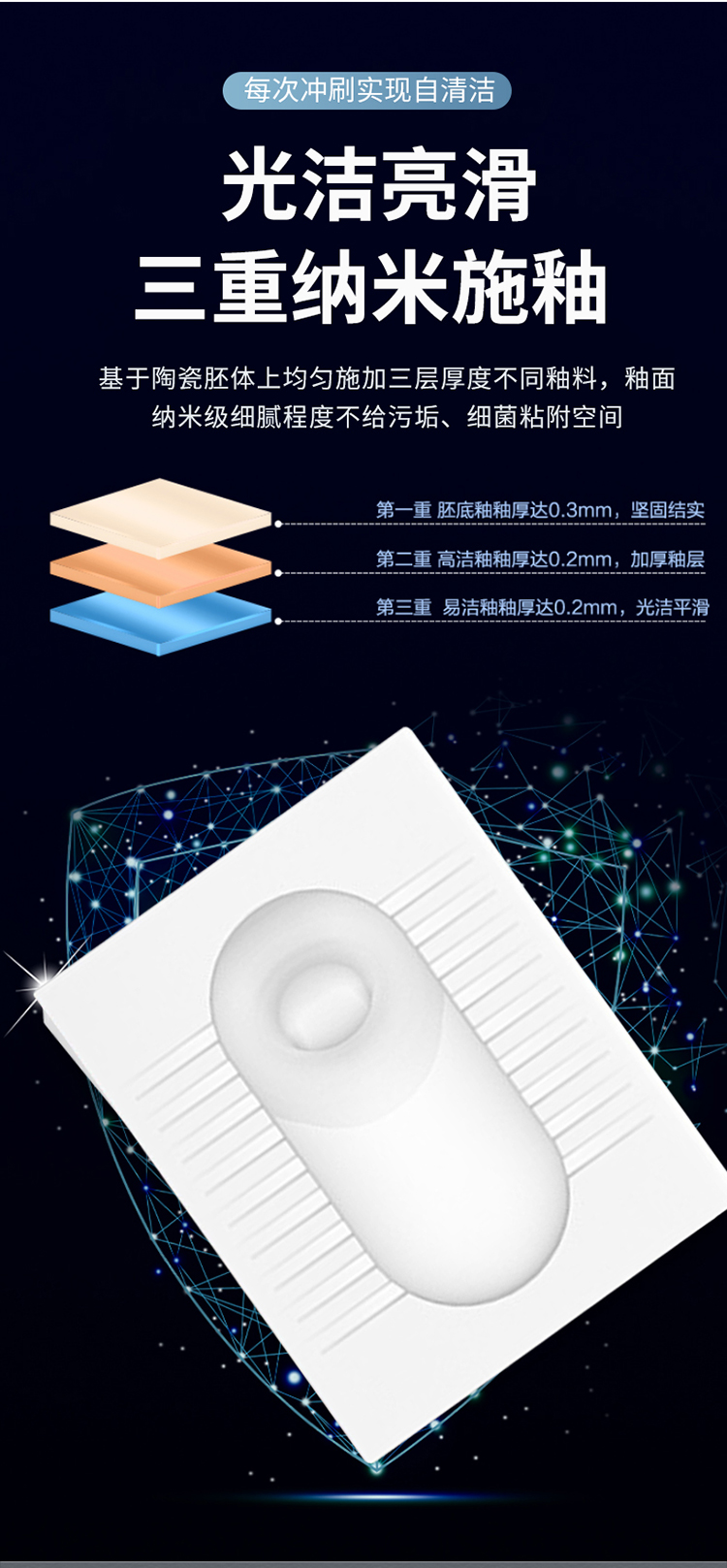 工程陶瓷蹲便器卫生间蹲坑式厕所大便器冲水箱整套装便盆便池