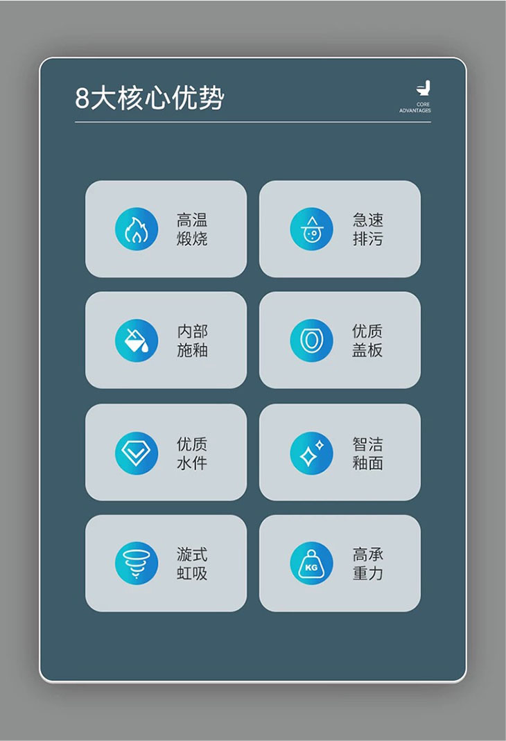 酒店马桶虹吸式防臭节水静音大口径豪华连体座便厕